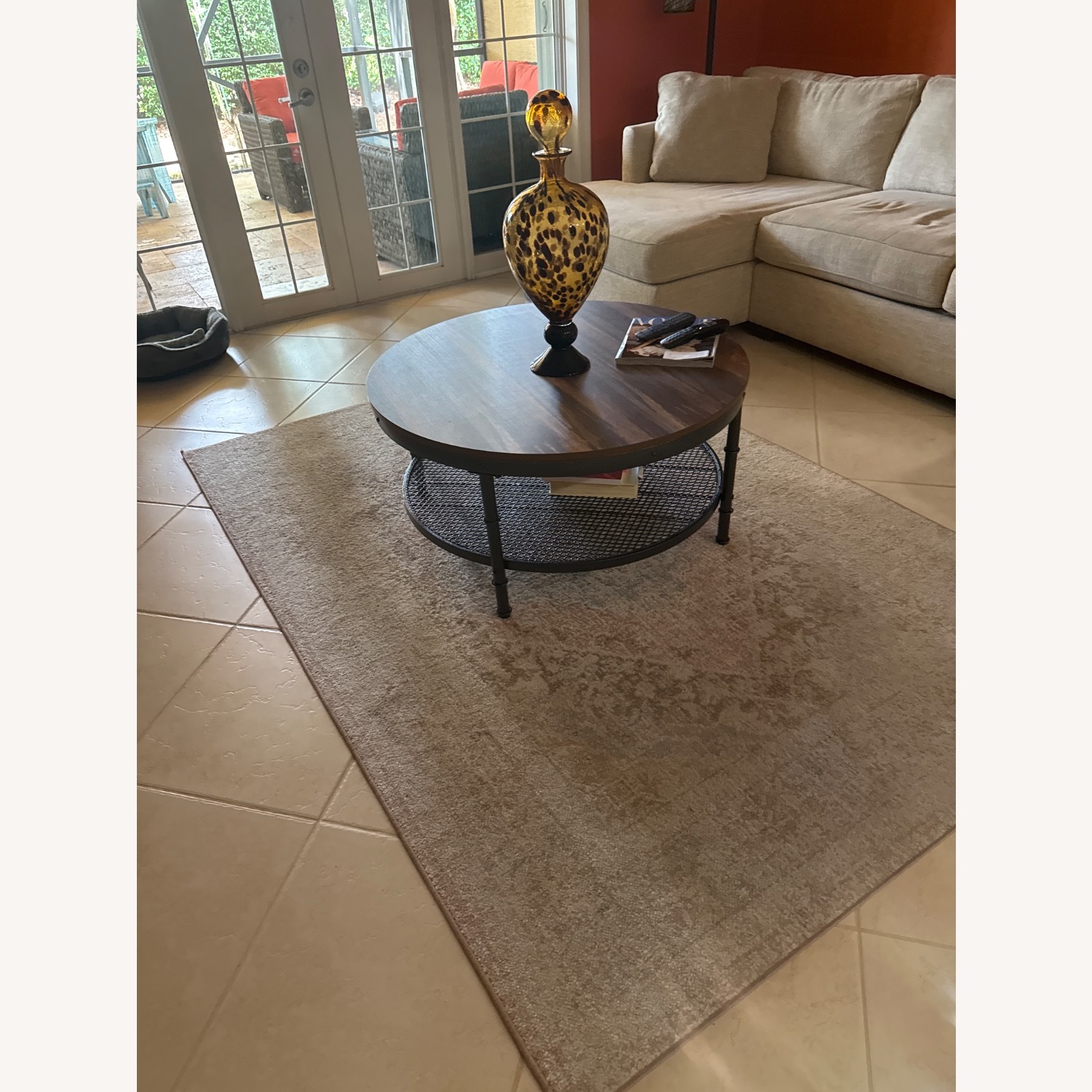 Dark Brown Coffee Table - image-2