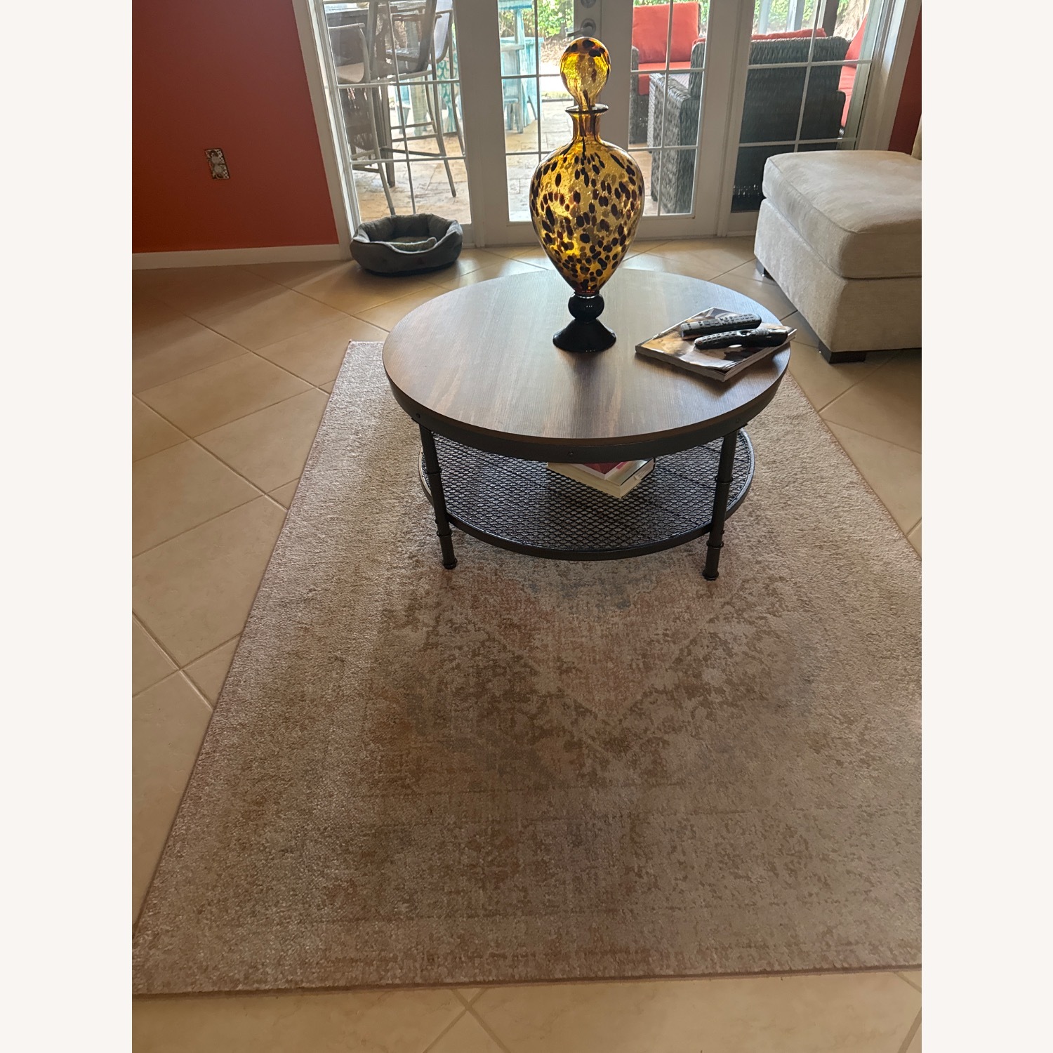 Dark Brown Coffee Table - image-3