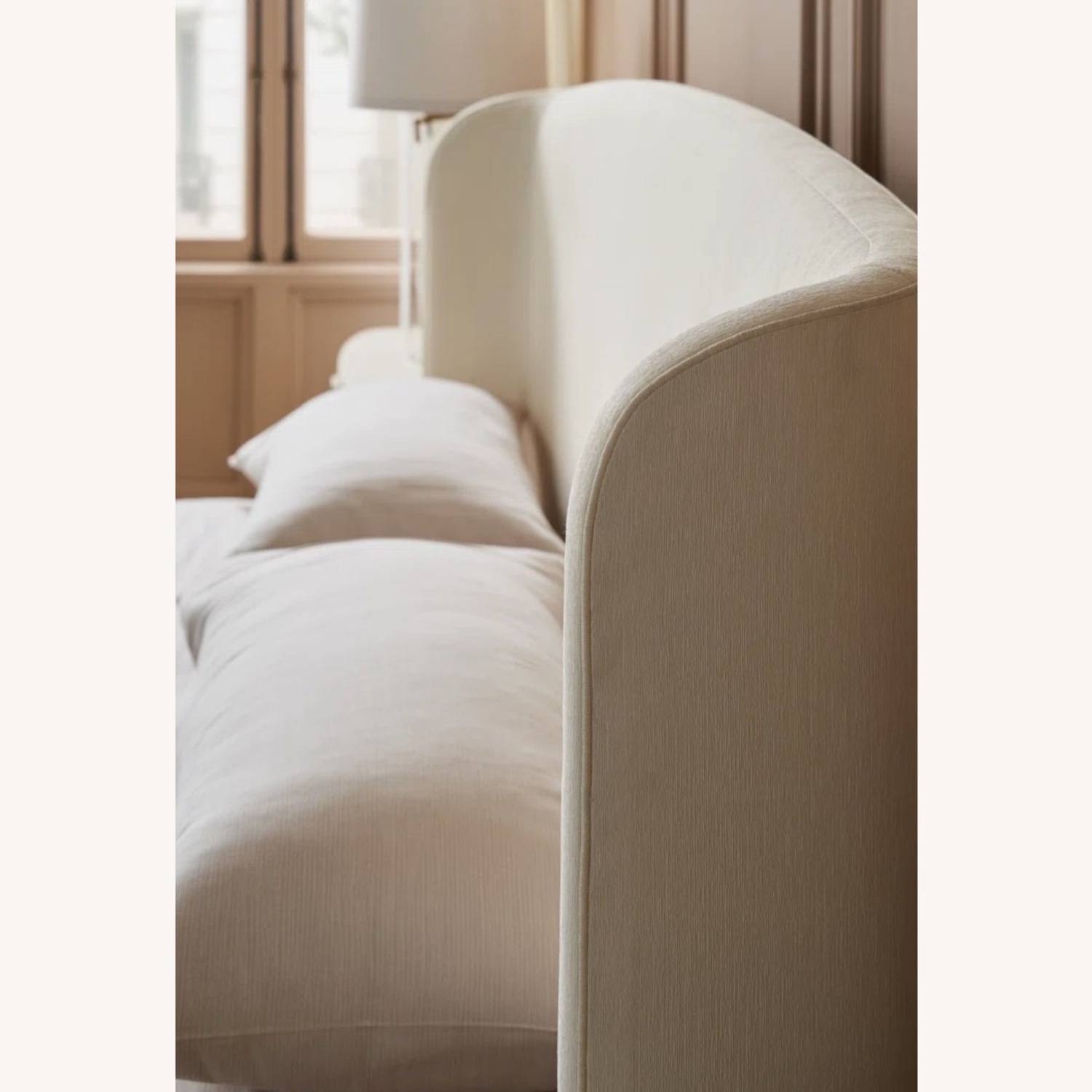 Natural Fabric Queen Bed - image-3