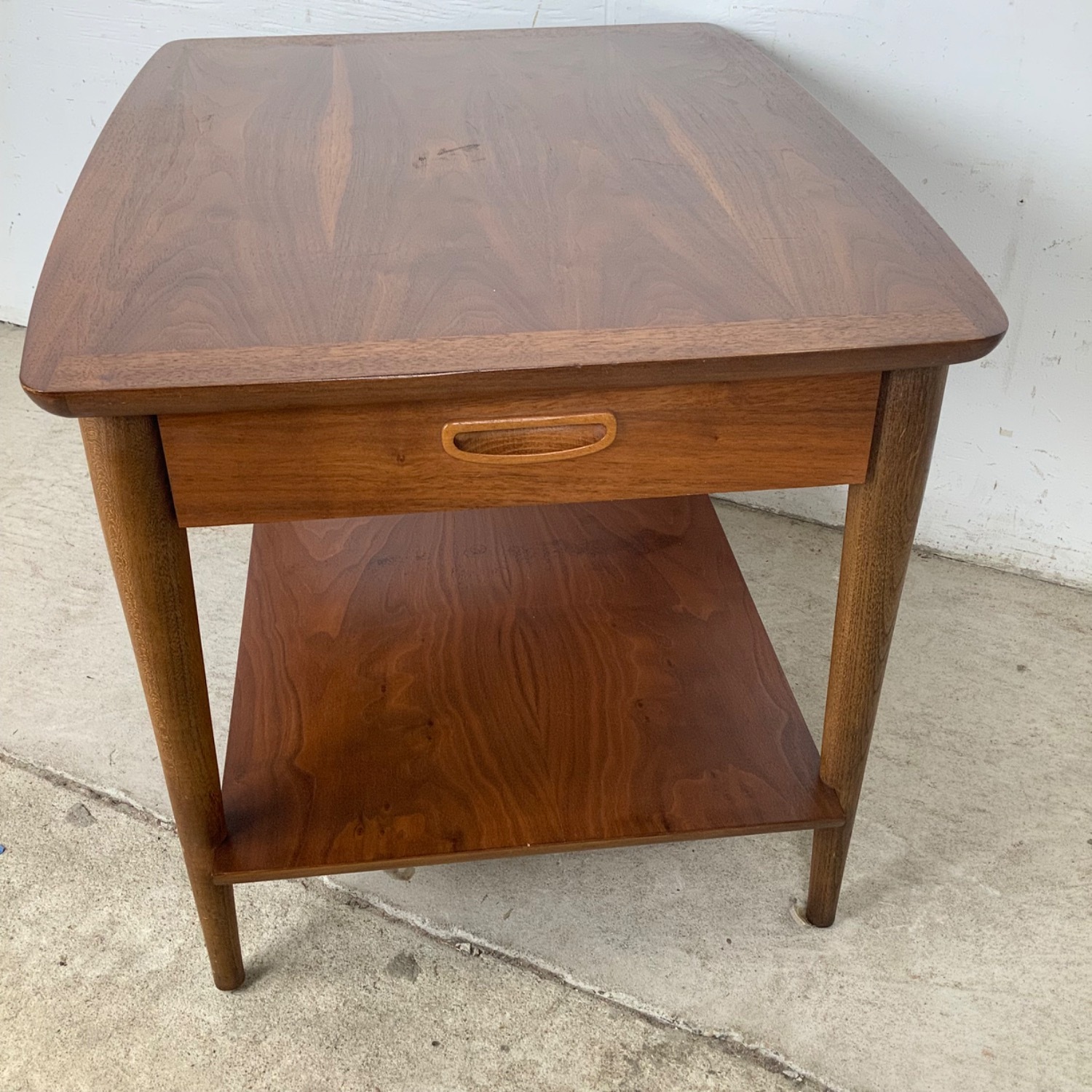  Lane Perception Walnut End Table - image-2