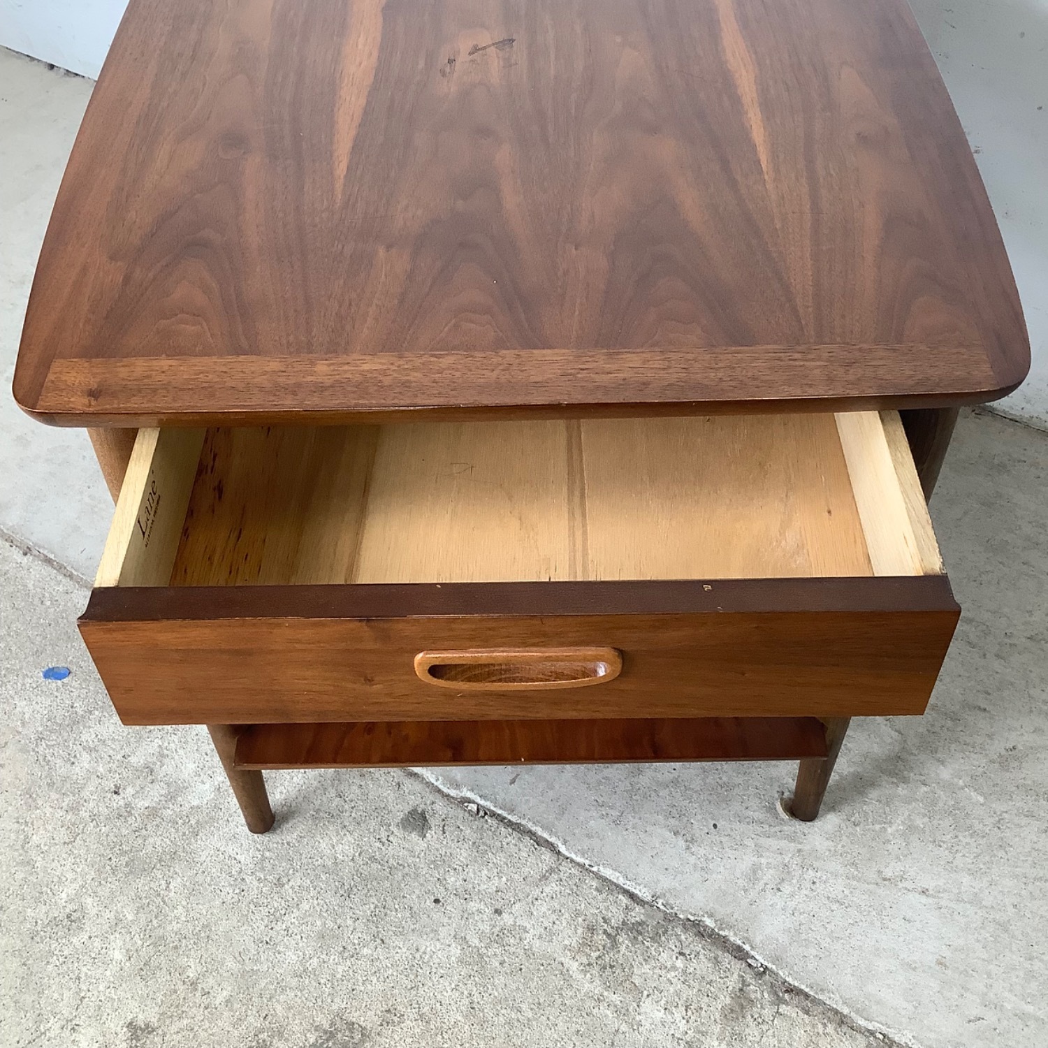  Lane Perception Walnut End Table - image-3