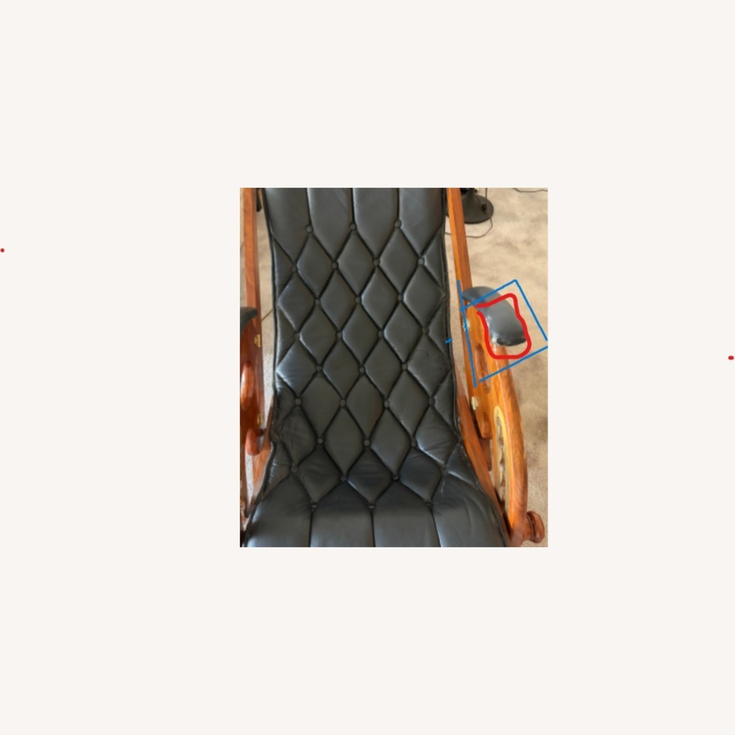 Black Accent Chair - image-6