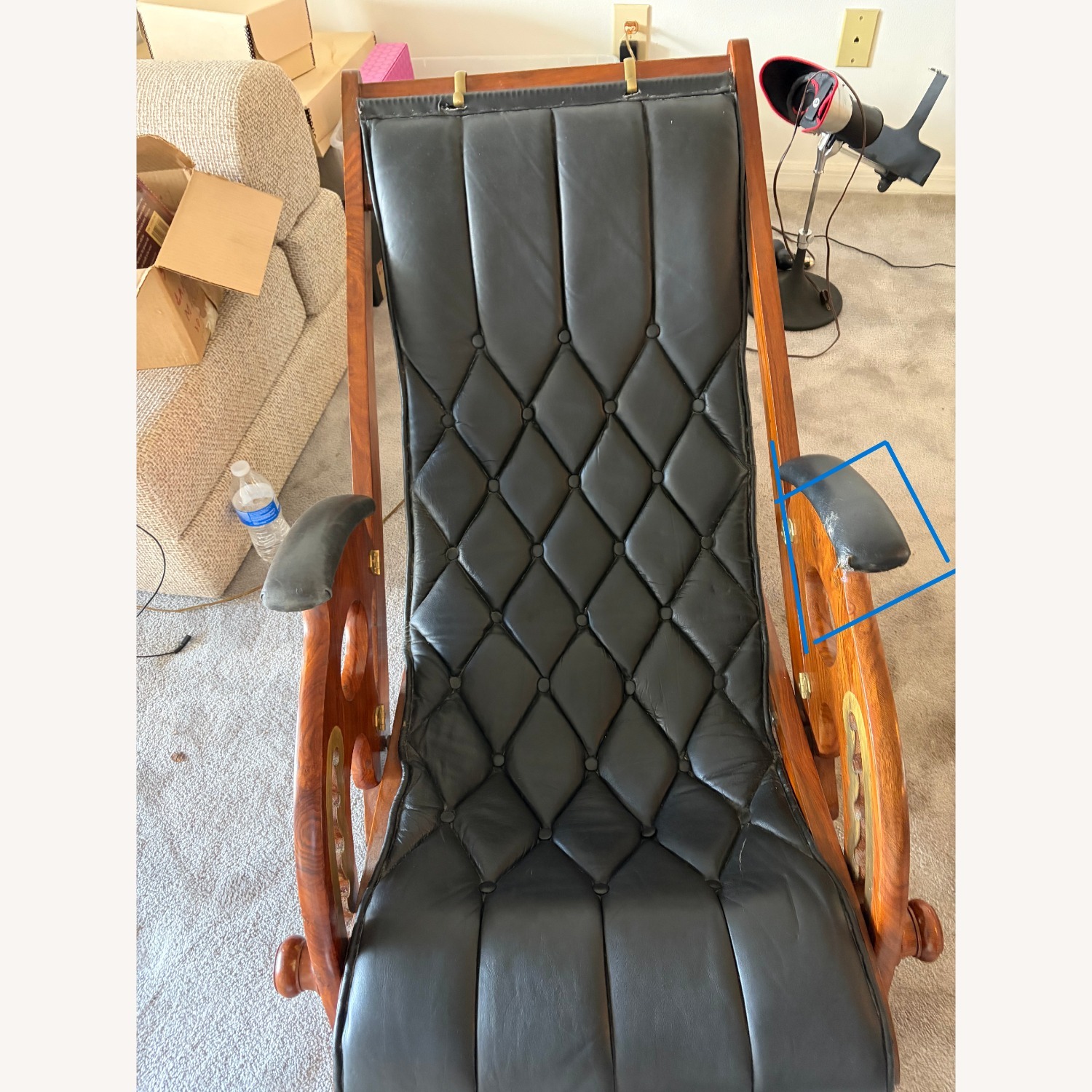 Black Accent Chair - image-5