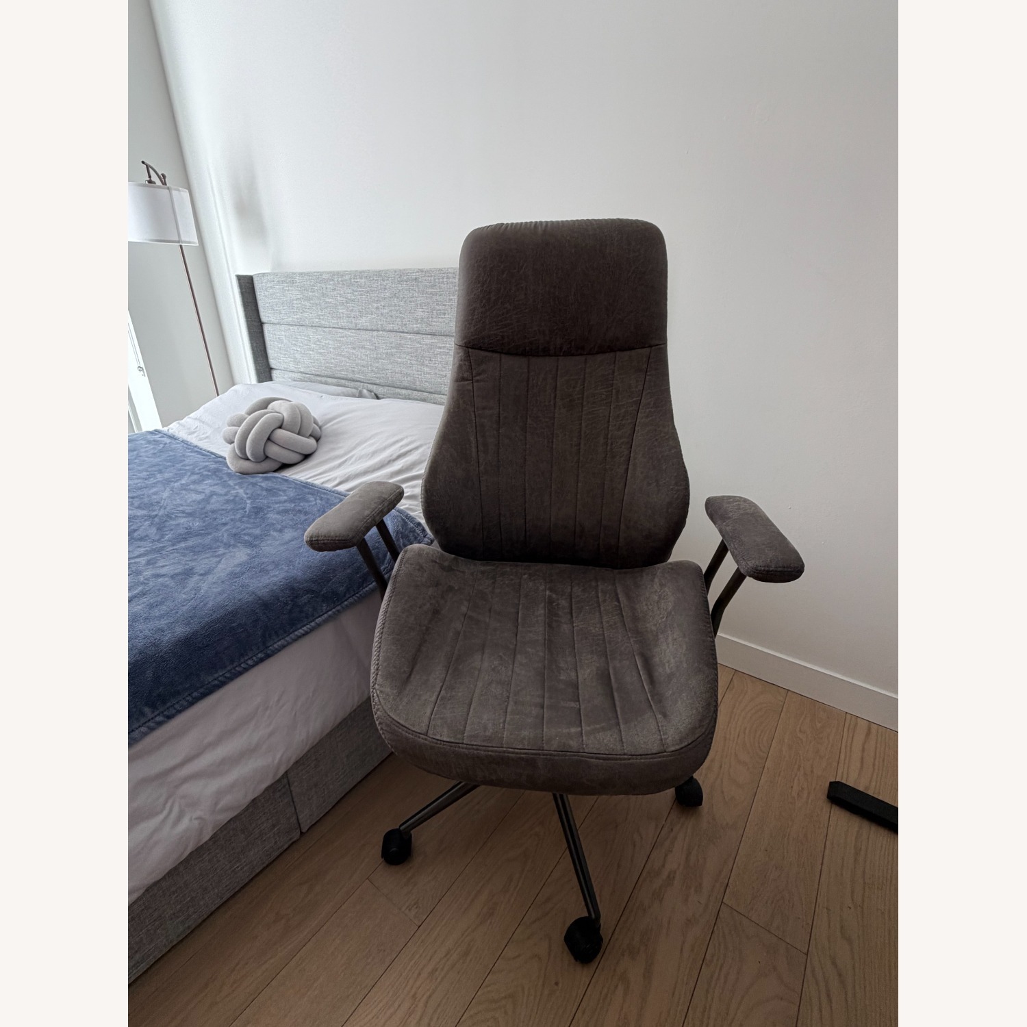 Dark Brown Office Chair - image-1