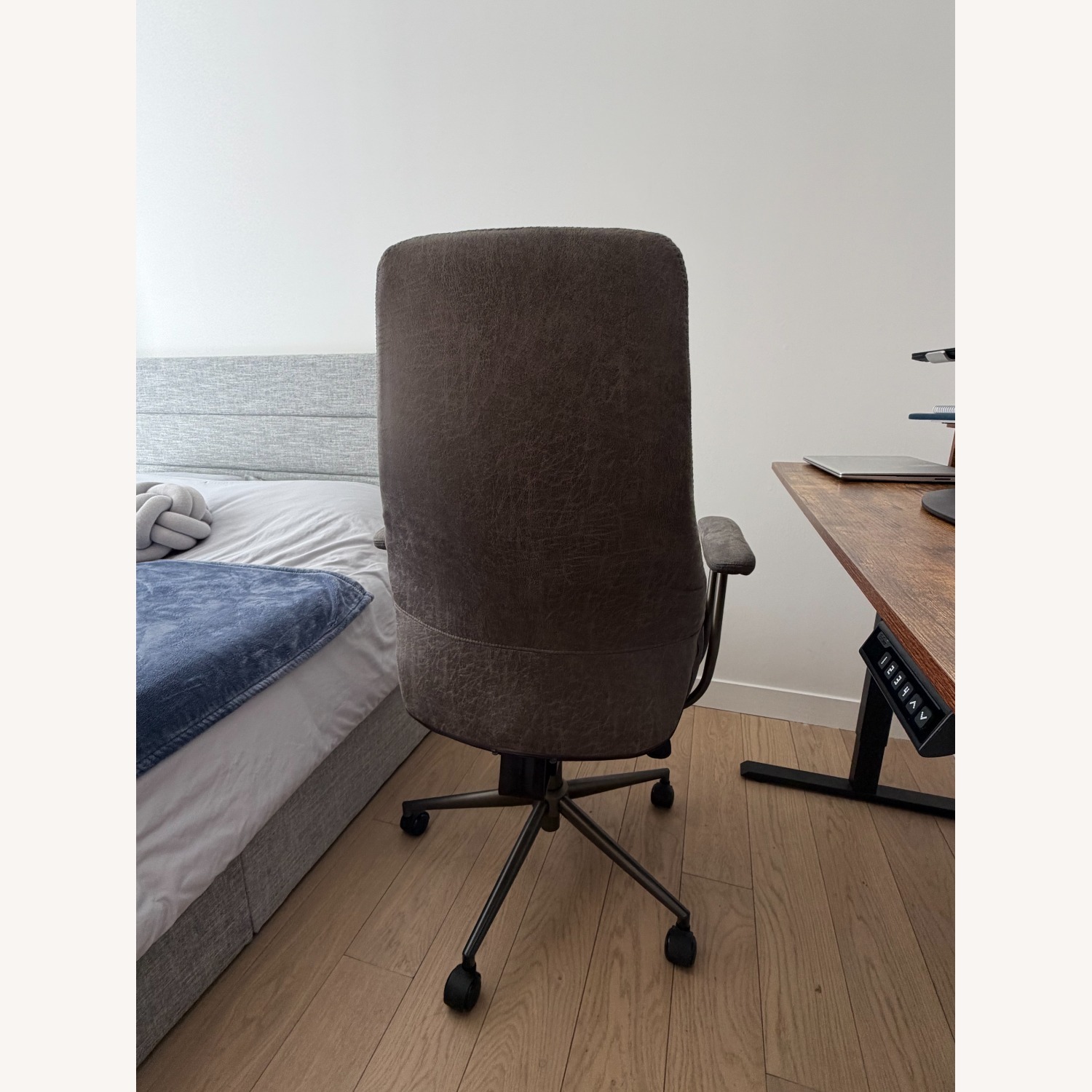 Dark Brown Office Chair - image-3