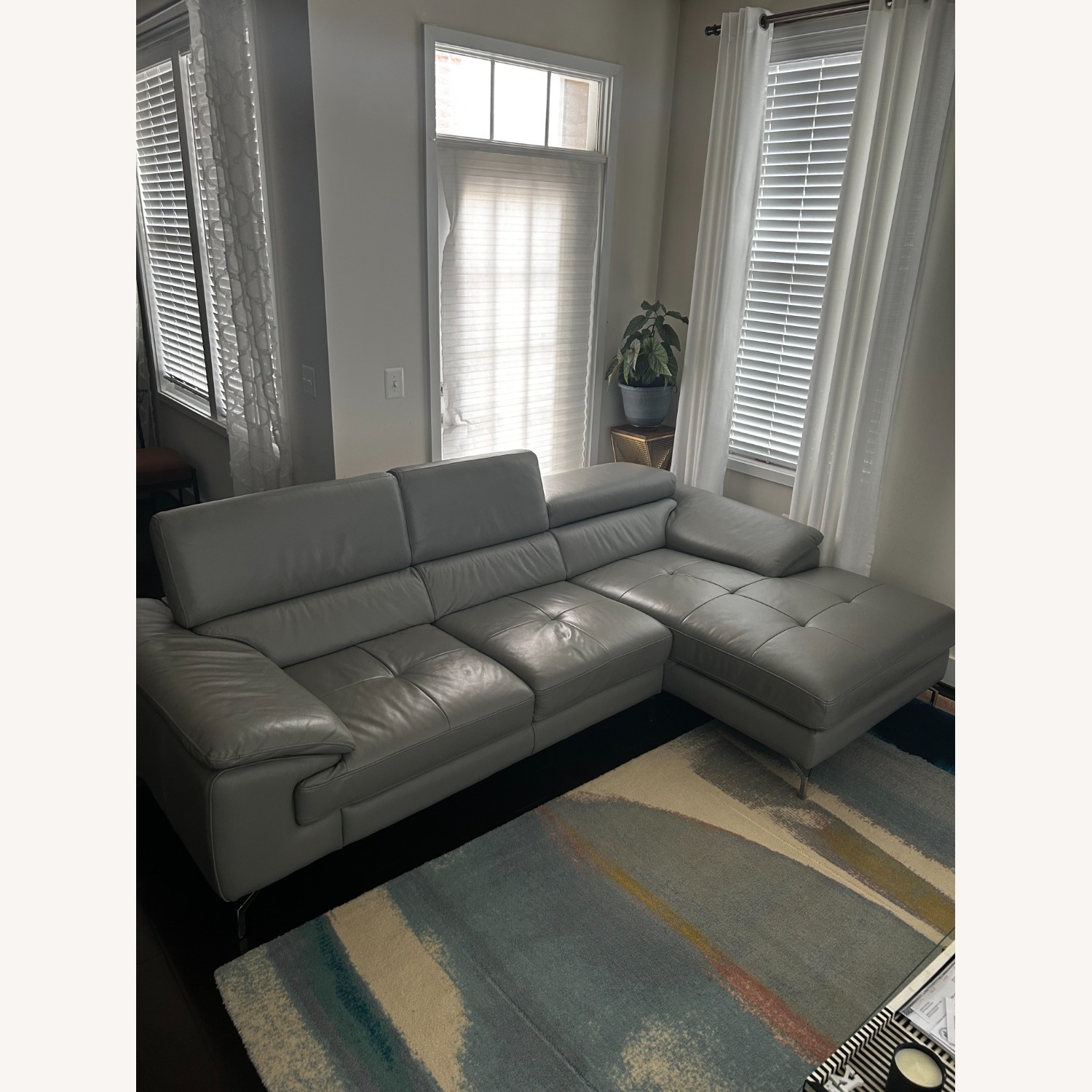 Coleman Furniture Light Gray 3+ Piece Sectional - image-2