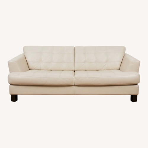 Used Rooms To Go  Leather 3+ Seater Sofa for sale on AptDeco