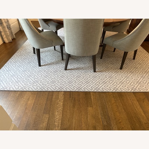 Used Stanton Carpet Light Gray Wool Blend Area Rug for sale on AptDeco
