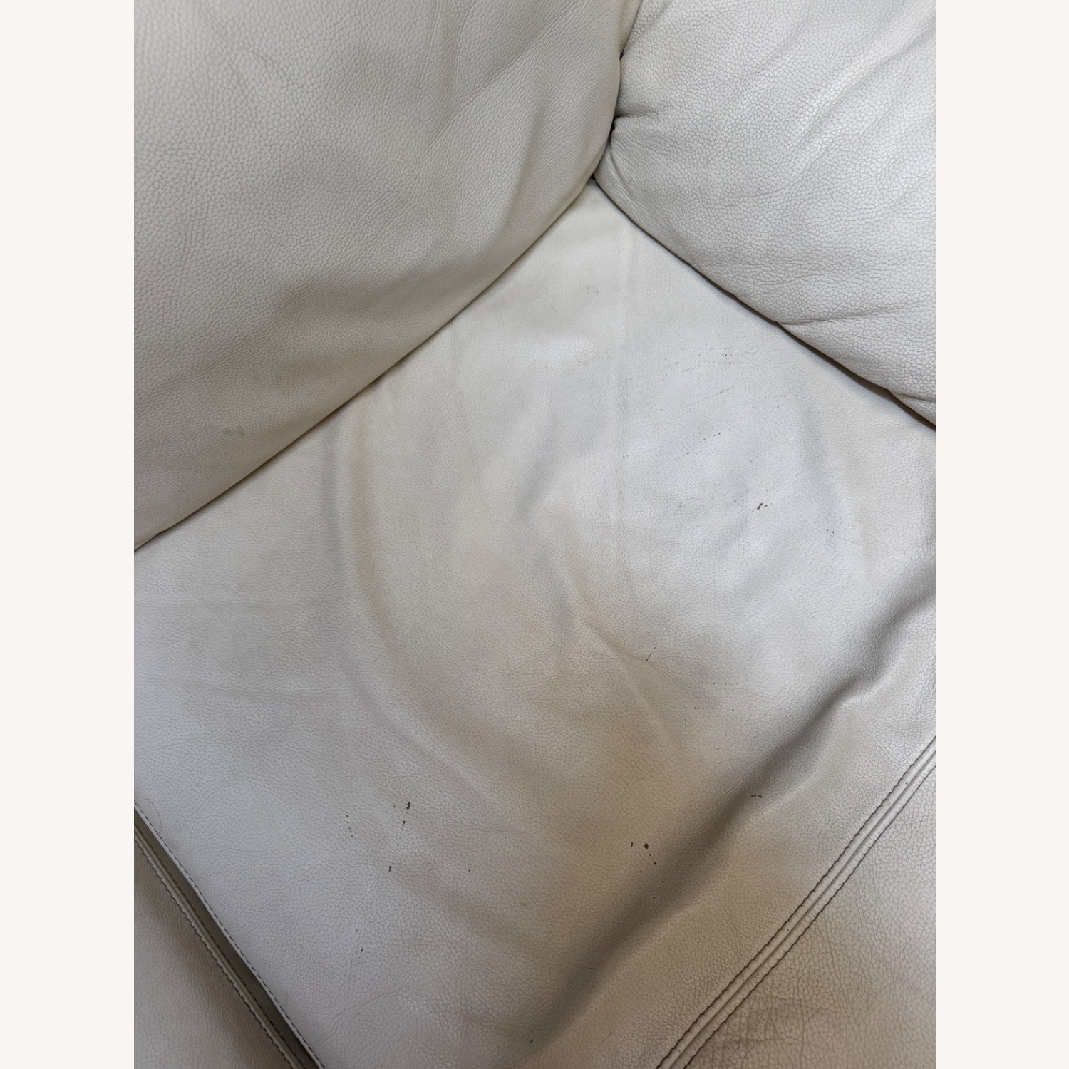 Chateau D'ax White Leather 3+ Piece Sectional - image-3