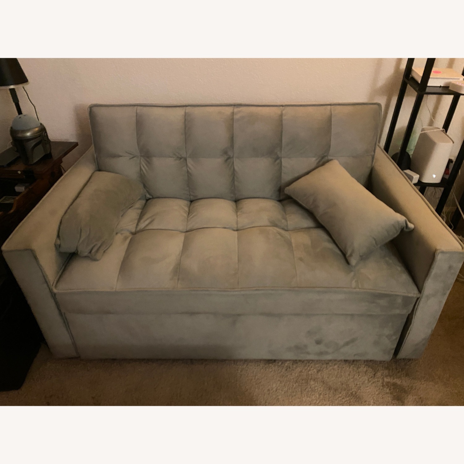 Amazon ERYE 3-in-1 Loveseat Futon Sofa Convertible - image-1