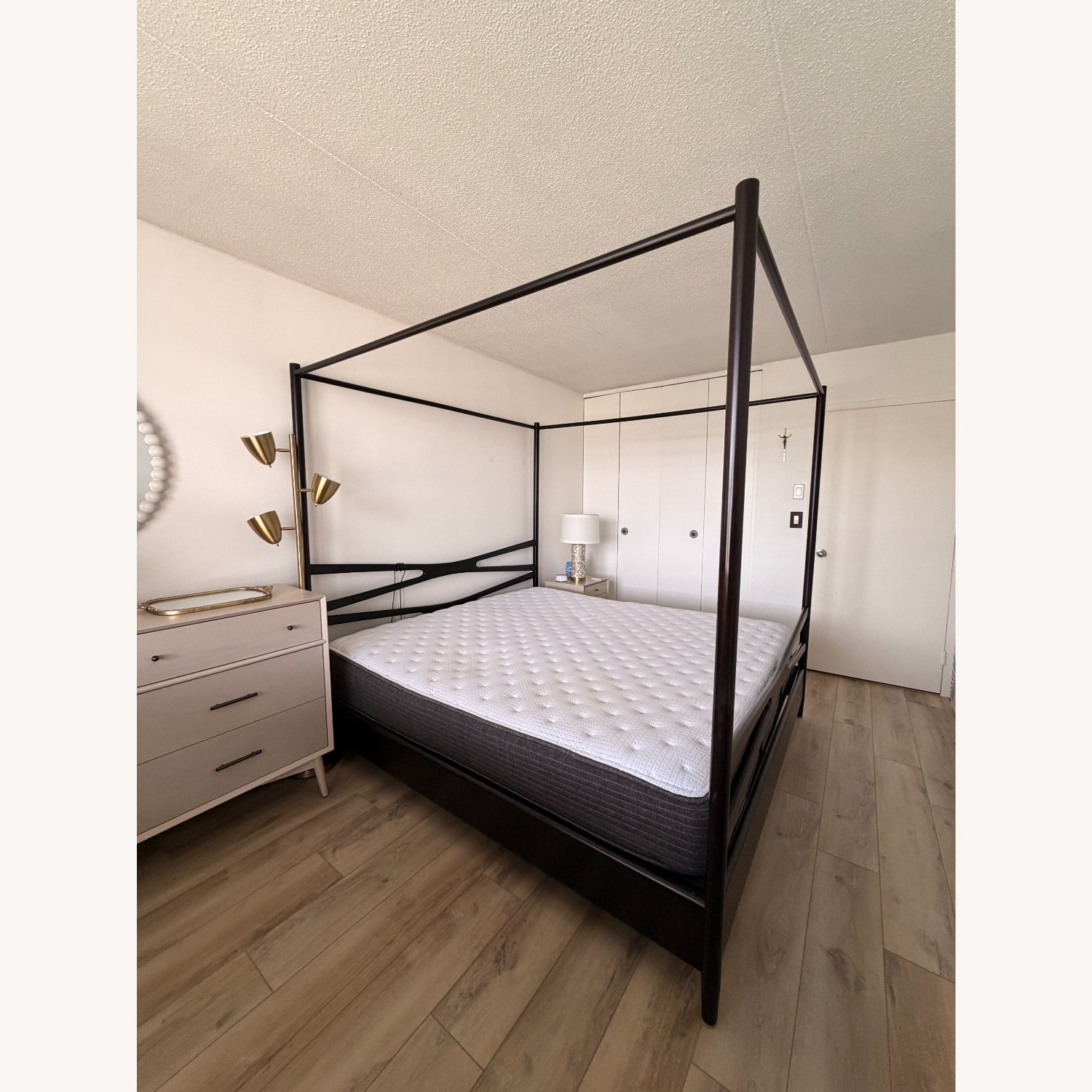 CB2 Oslo Canopy King Size Bed - image-3