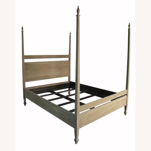 Used NOIR Furniture Venice Natural King Bed for sale on AptDeco