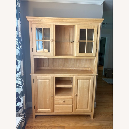 Used Bassett Natural Wood Sideboard for sale on AptDeco