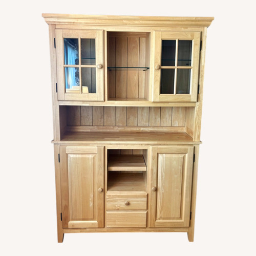 Used Bassett Natural Wood Sideboard for sale on AptDeco