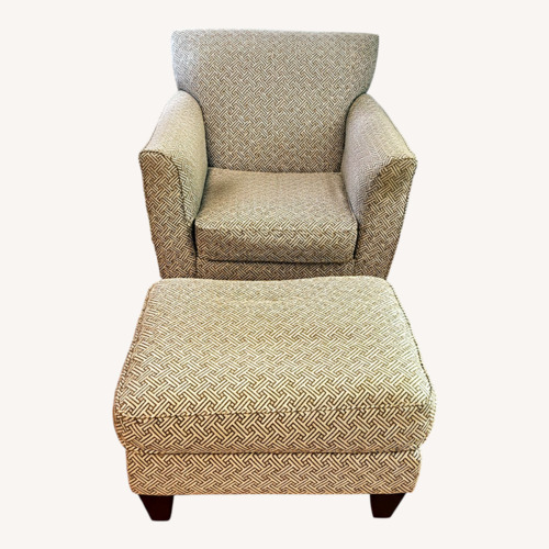 Used La-Z-Boy Stationary Chair & Ottoman for sale on AptDeco