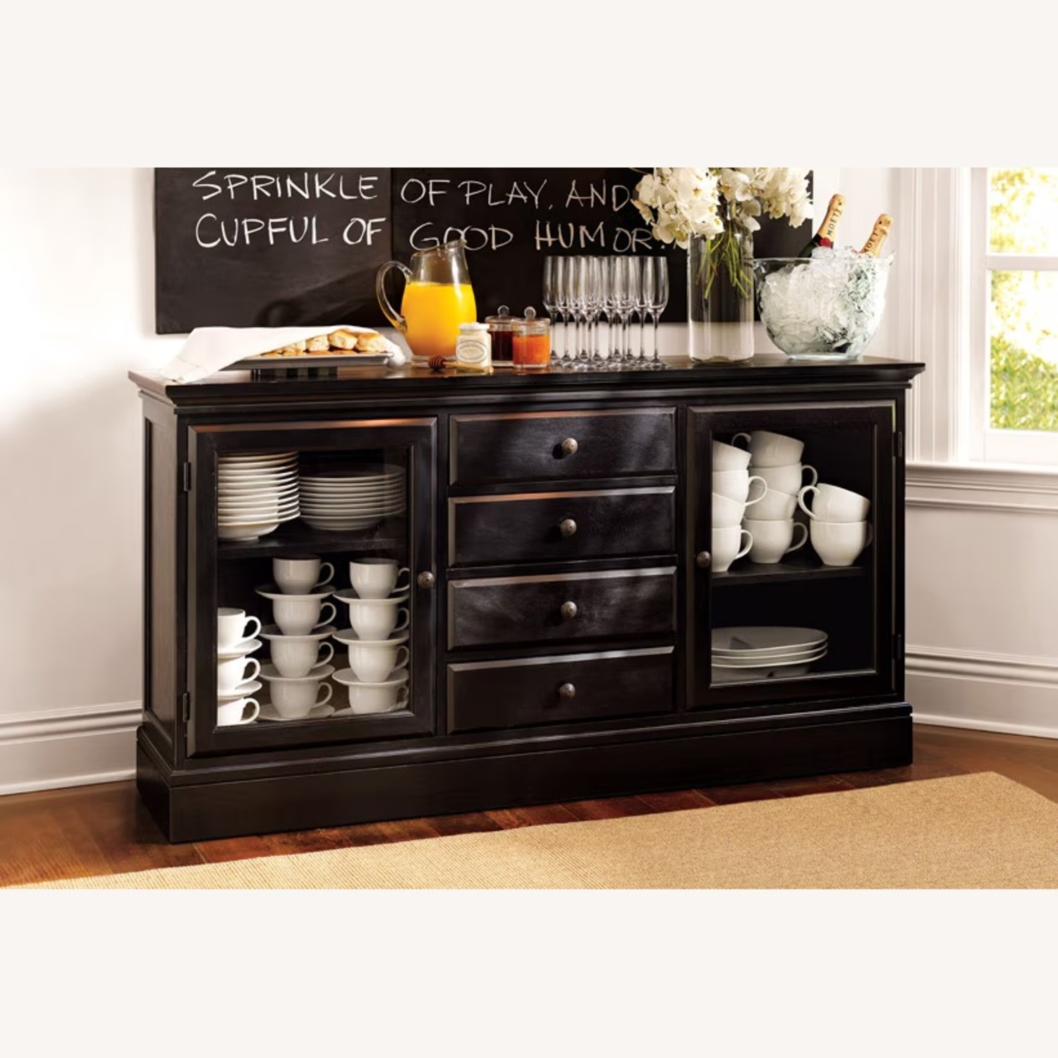 Pottery Barn Buffet  Credenza - image-5