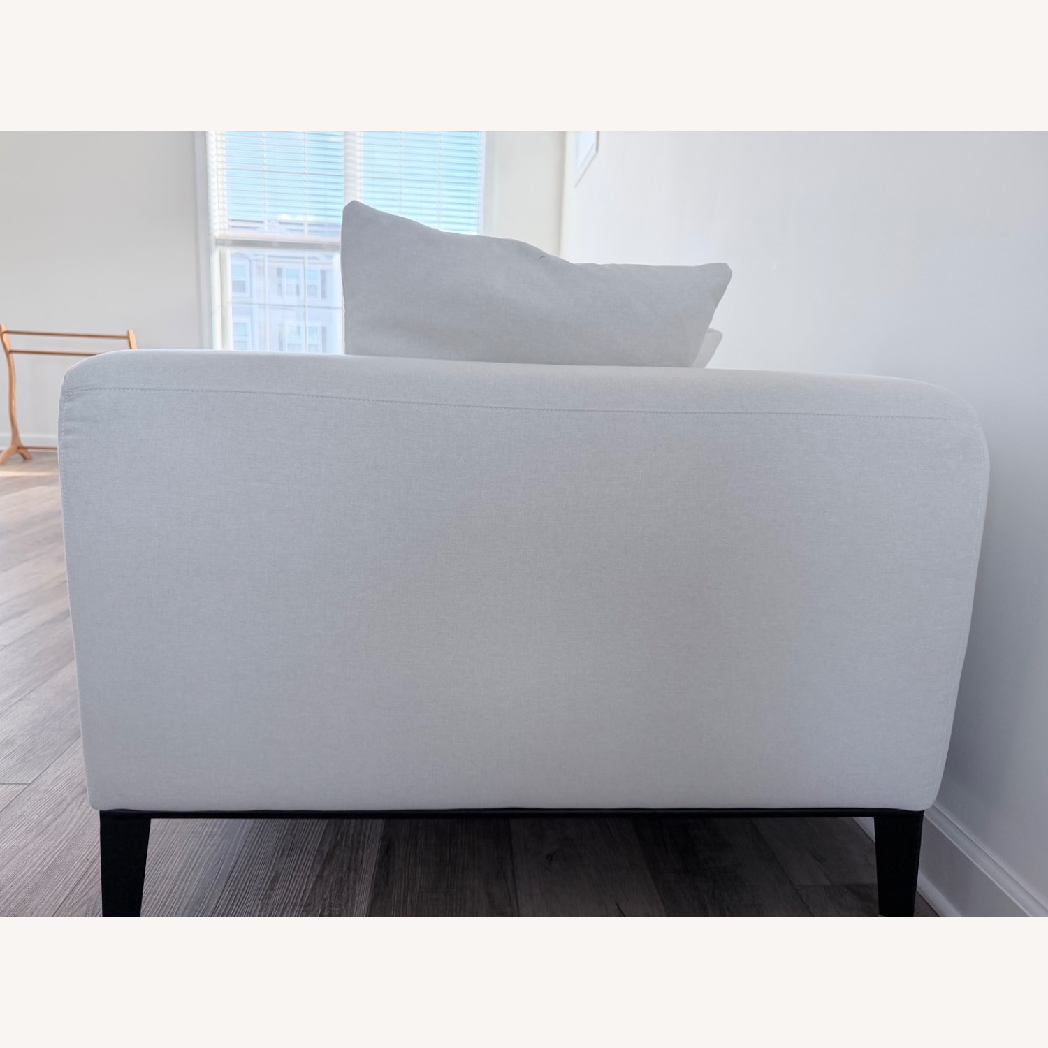 Rove Concepts Finley White Fabric 2 Piece Sectional - image-3