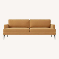 West Elm Andes Yellow Sofa