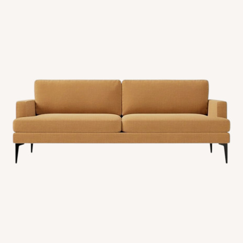 Used West Elm Andes Yellow Sofa for sale on AptDeco