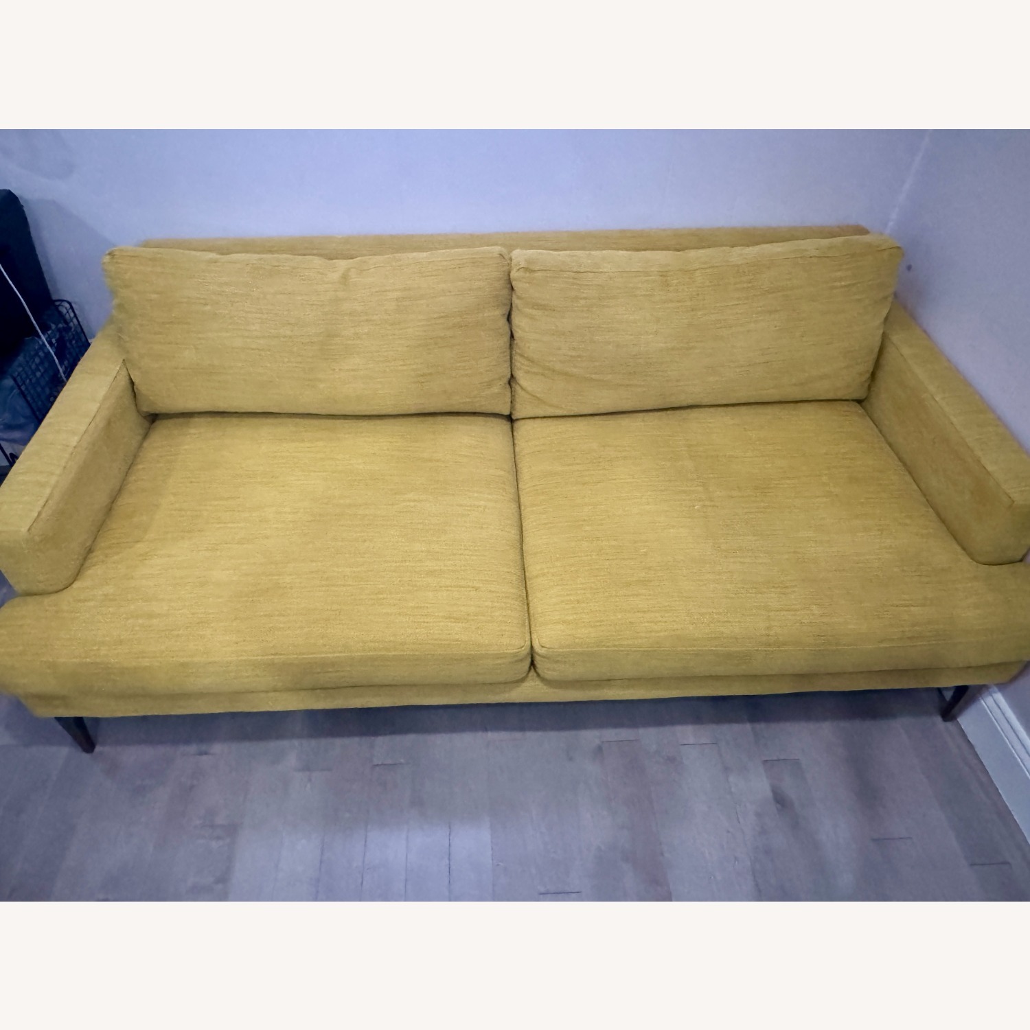 West Elm Andes Yellow Sofa - image-1