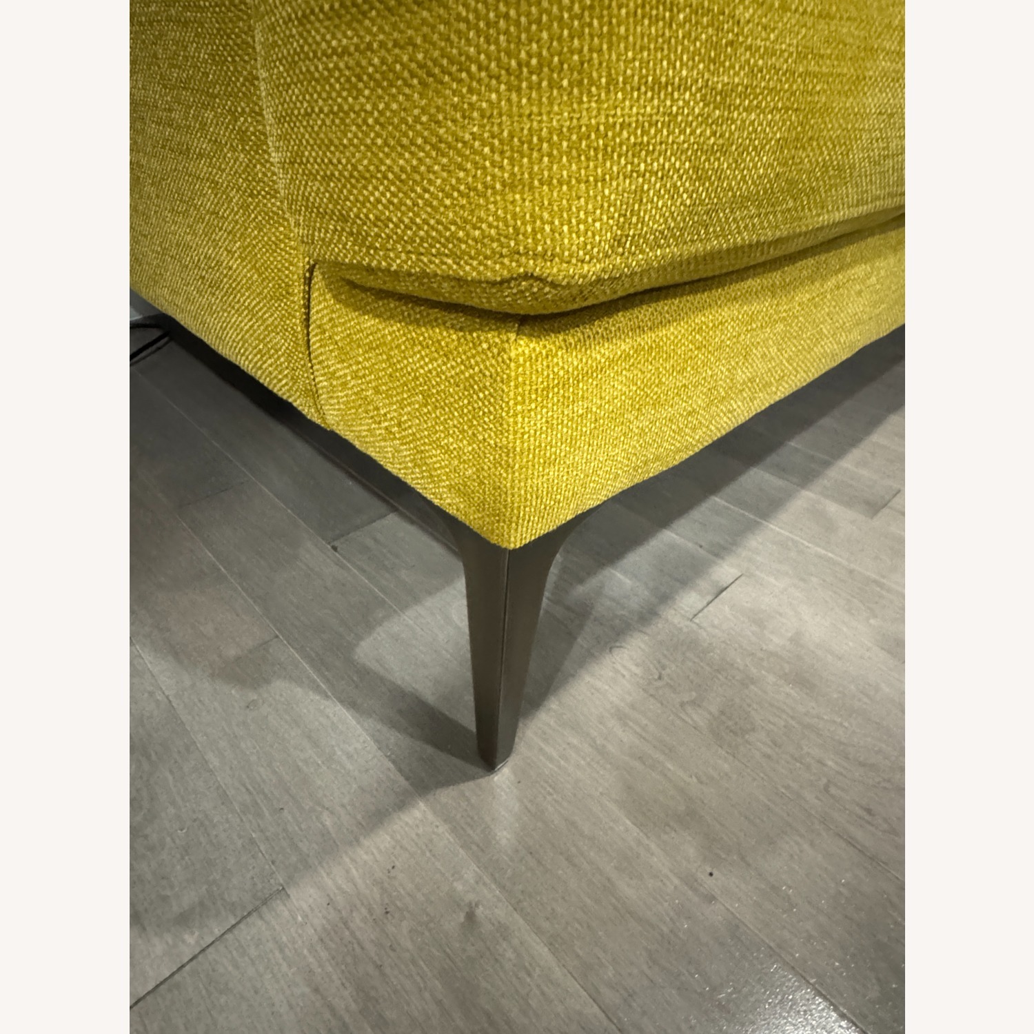 West Elm Andes Yellow Sofa - image-4