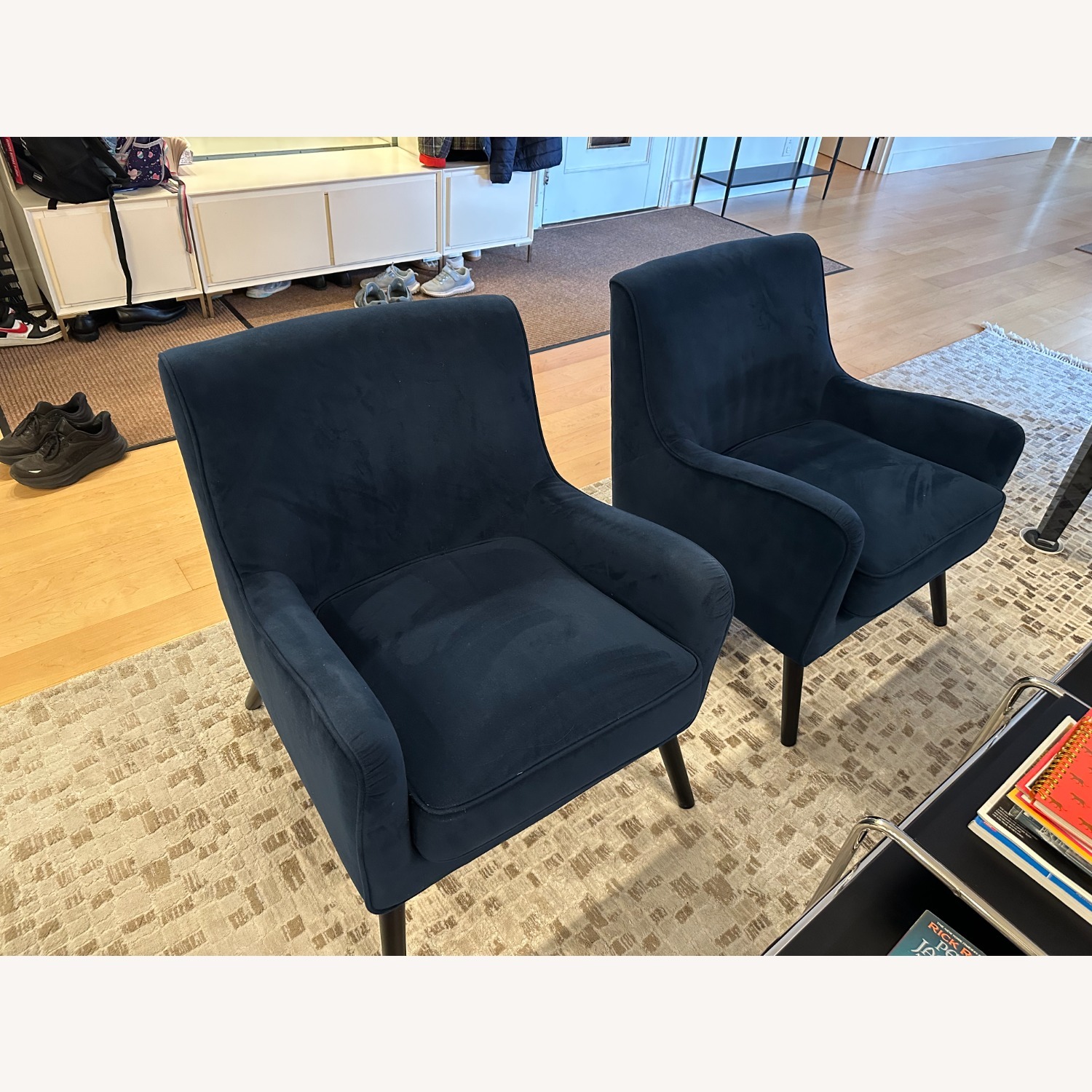 West Elm Book Nook Chairs Set of 4 - image-7