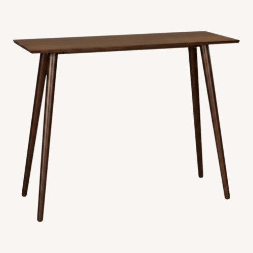 Used Article Dark Brown Wood Dining Table for sale on AptDeco