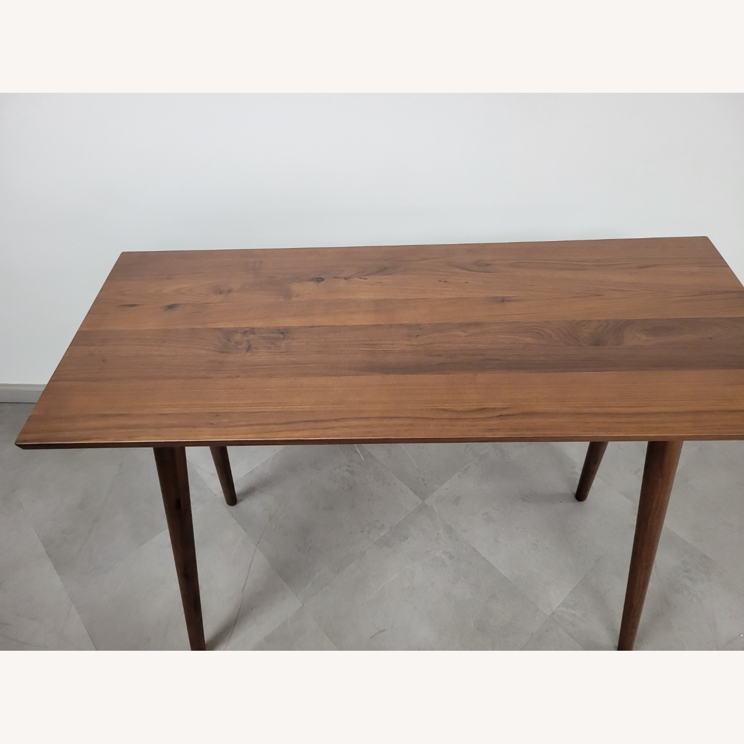 Article Dark Brown Wood Dining Table - image-6
