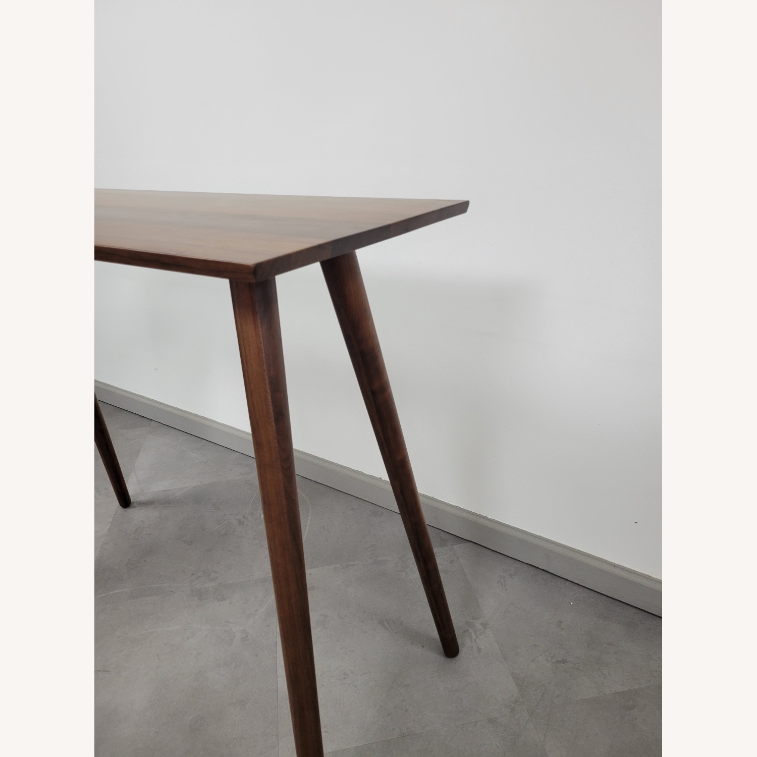 Article Dark Brown Wood Dining Table - image-7