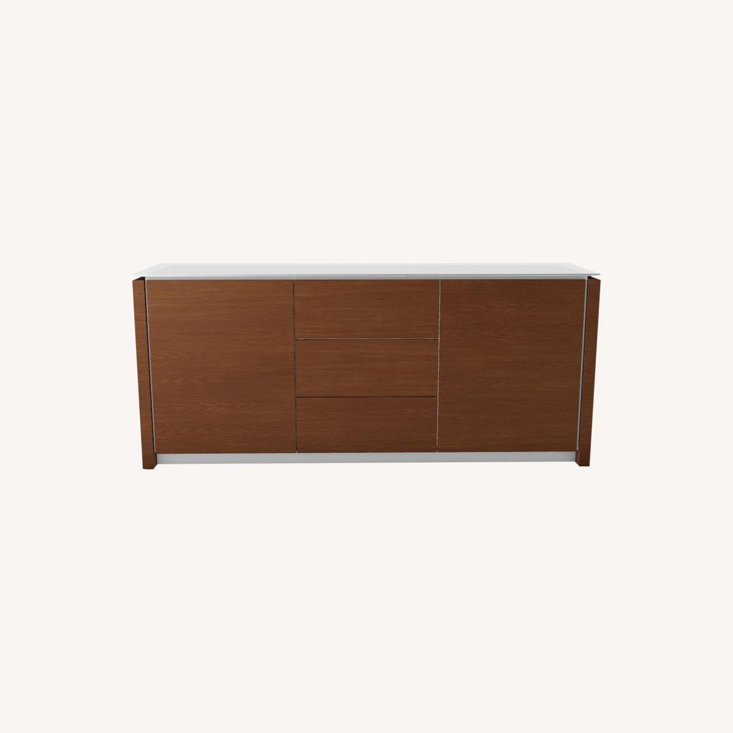 Calligaris Dark Brown Wood Sideboard - image-1