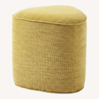 West Em Pebble Ottoman Yellow