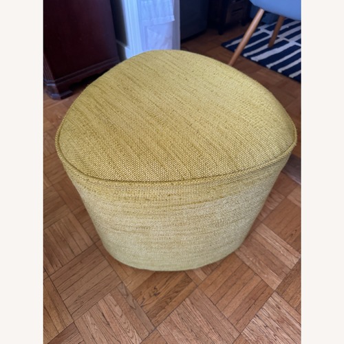 Used West Em Pebble Ottoman Yellow for sale on AptDeco