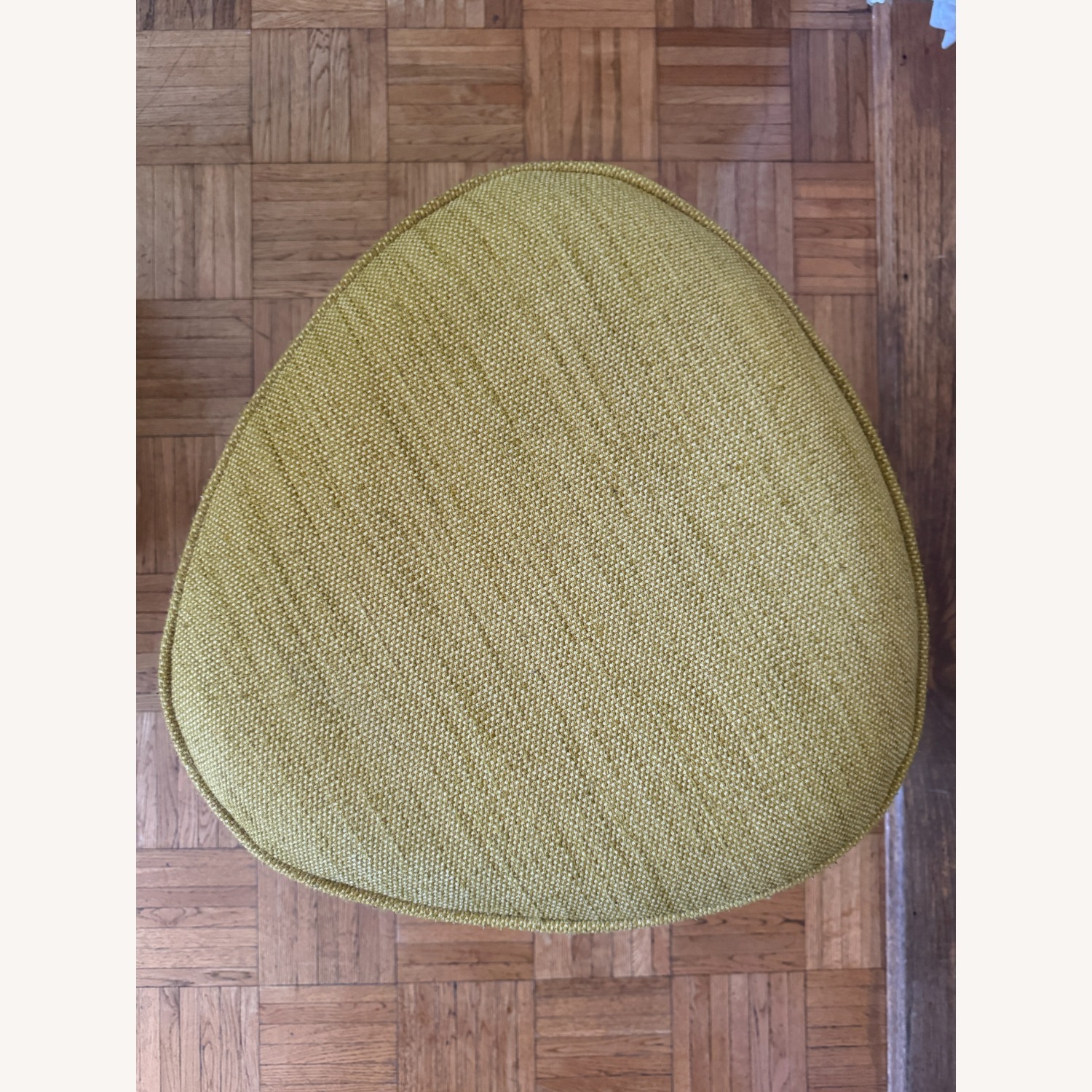 West Em Pebble Ottoman Yellow - image-2