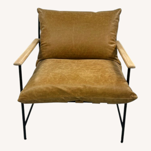 Used Denver Modern Vail Lounge Chair -Leather for sale on AptDeco