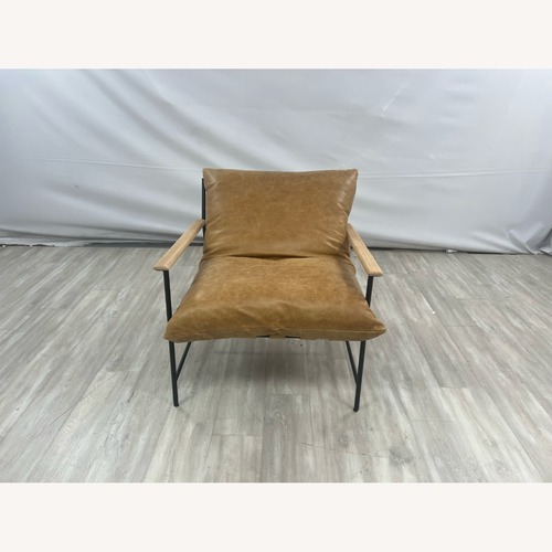 Used Denver Modern Vail Lounge Chair -Leather for sale on AptDeco