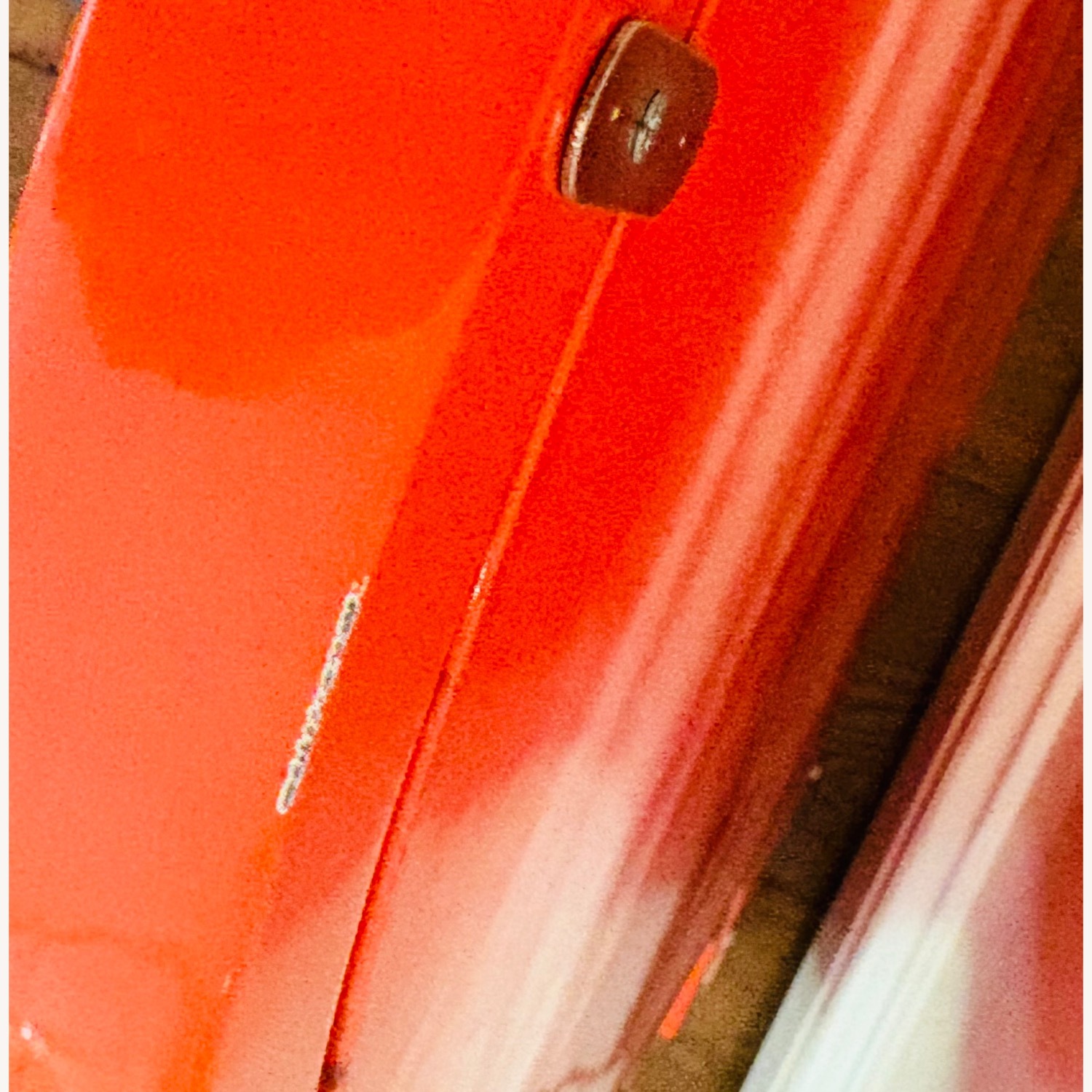 Jonathan Adler Queen Anne Orange Mirror - image-4