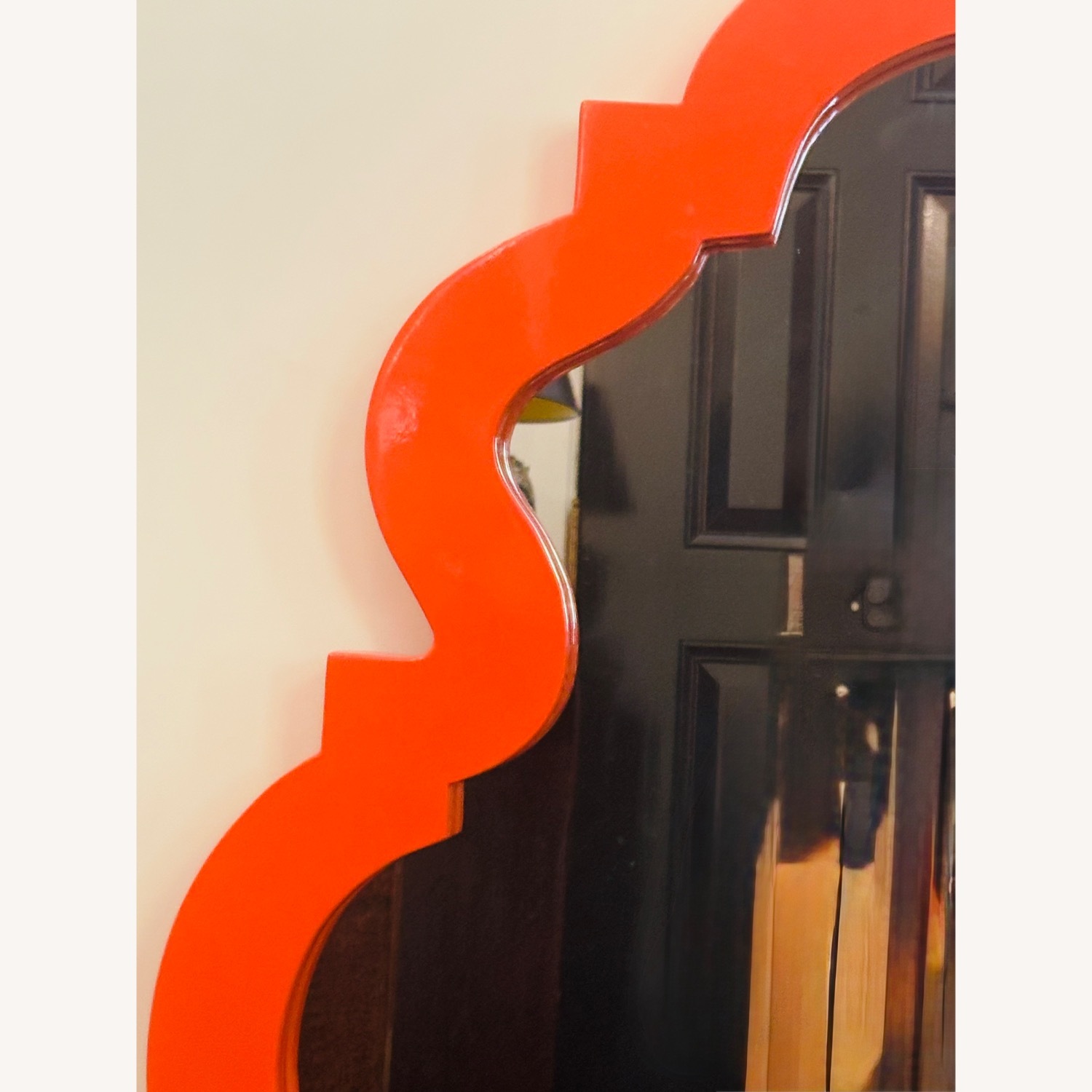 Jonathan Adler Queen Anne Orange Mirror - image-3