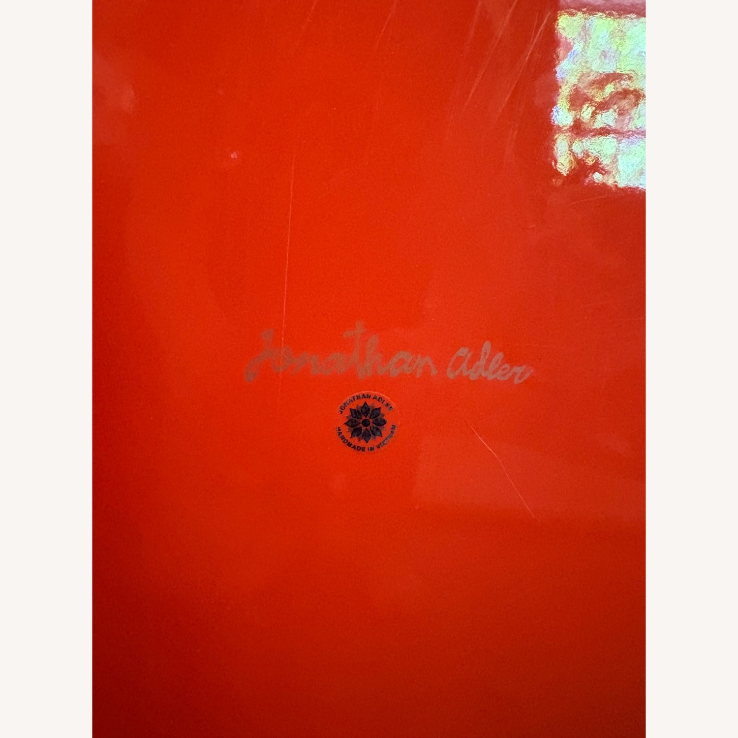 Jonathan Adler Queen Anne Orange Mirror - image-5