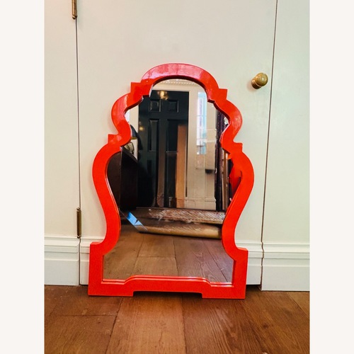 Used Jonathan Adler Queen Anne Orange Mirror for sale on AptDeco