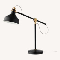 IKEA Ranarp Black Metal Table Lamp