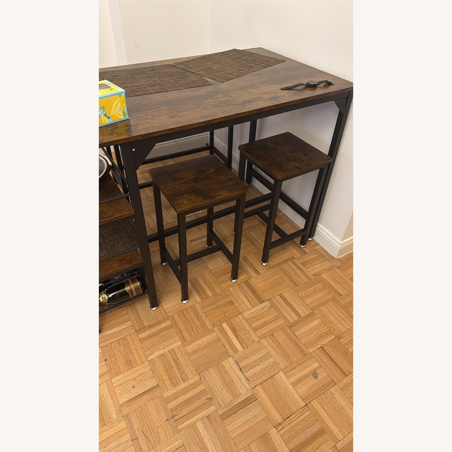 Dark Brown Wood Dining Sets - image-2