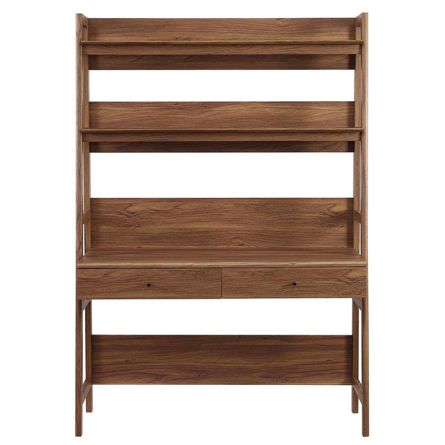 Wayfair Modway Dark Brown Wood Desk - image-2