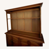Vintage/Antique China Cabinet Color Brown Wood 