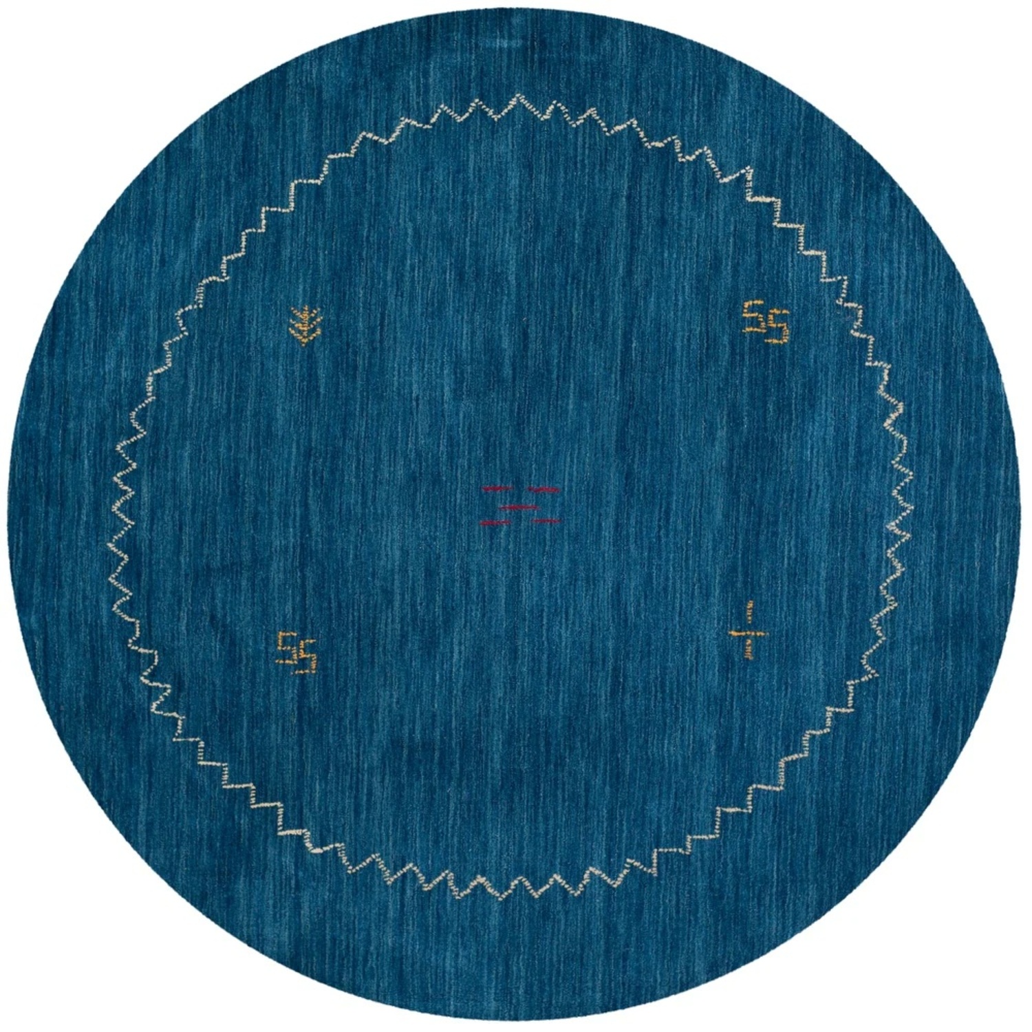 Safavieh Himalaya Blue Wool Area Rug 6' x 6' - image-6