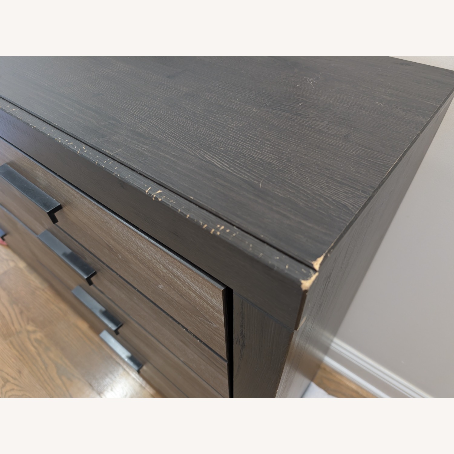 Dark Brown Wood Dresser - image-3