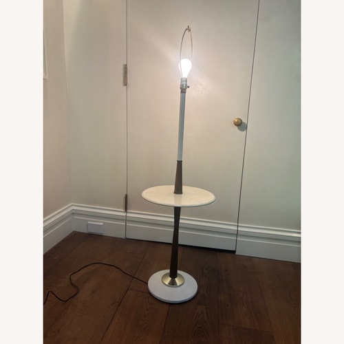 Used Vintage/Antique White Floor Lamp for sale on AptDeco