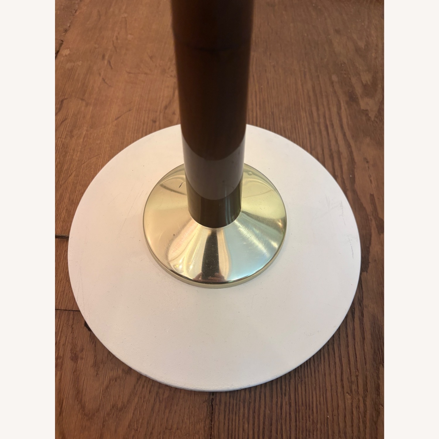 Vintage/Antique White Floor Lamp - image-4