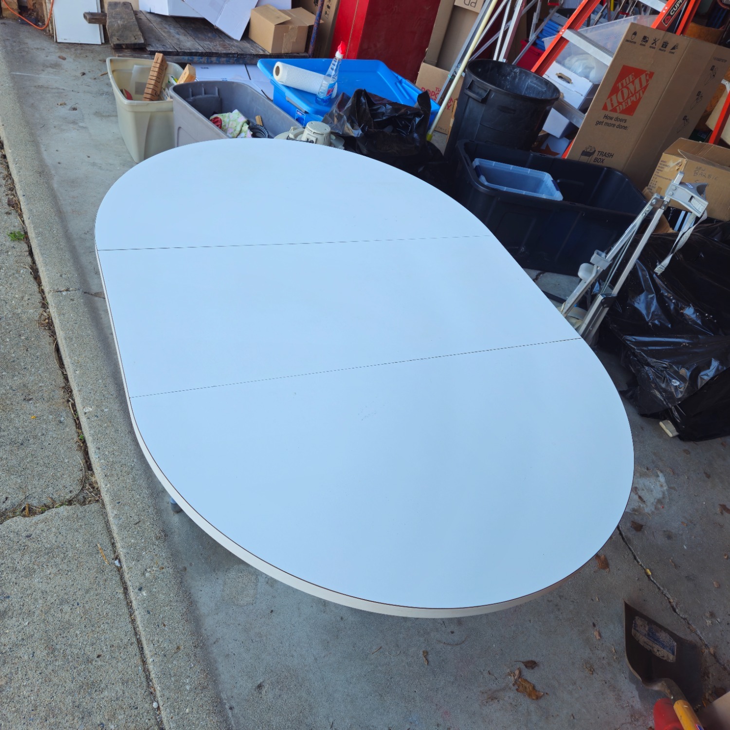 Chromcraft Dining Set with Leaf and 4 Chairs - image-4