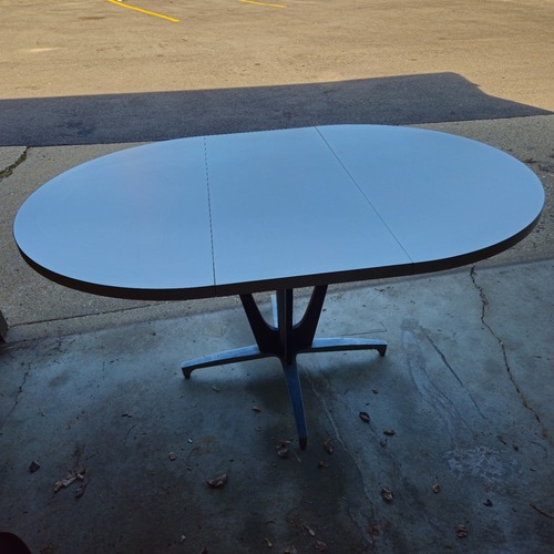 Used Chromcraft Dining Set with Leaf and 4 Chairs for sale on AptDeco