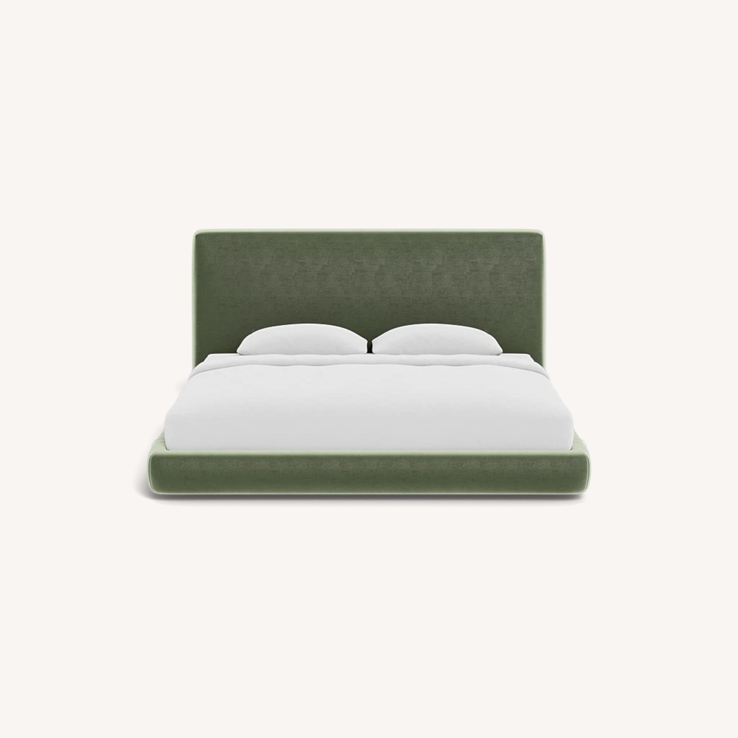 Interior Define Kaleb Green Velvet King Bed - image-6